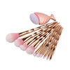 Diamond Fish Makeup Brush Set Foundation Blending Power