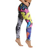 Women Push Up Honeycomb Printed Yoga Pants