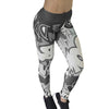 Women Push Up Honeycomb Printed Yoga Pants