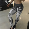 Women Push Up Honeycomb Printed Yoga Pants