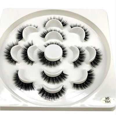 Pairs Natural false eyelashes fake lashes long makeup